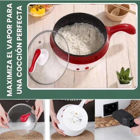 Olla vaporera 2 en 1