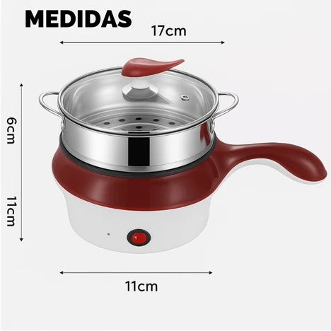 Olla vaporera 2 en 1