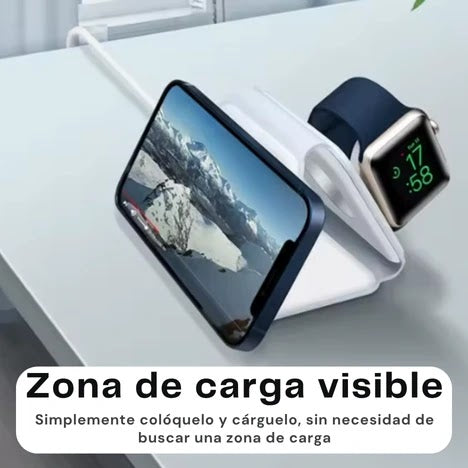 Cargador Inalámbrico 3 en 1