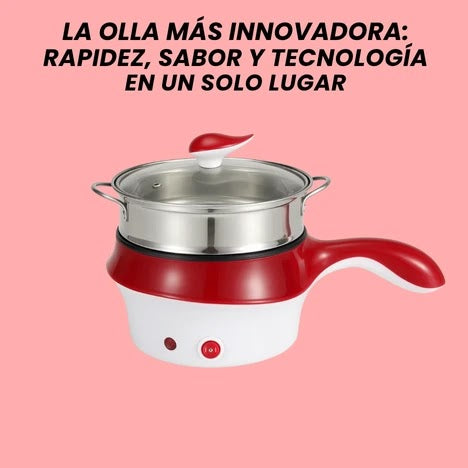 Olla vaporera 2 en 1