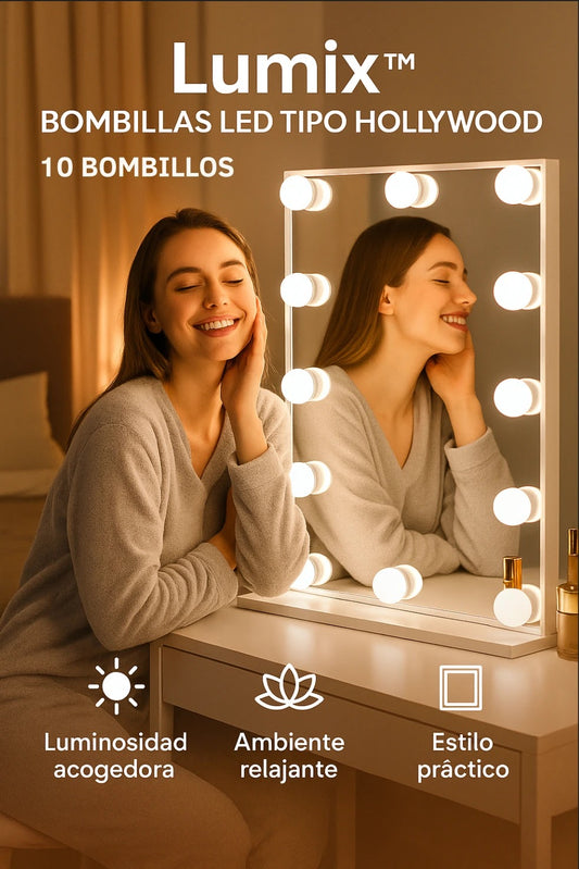 Lumix Bombillas Ld Tipo Holliwood X 10 Und